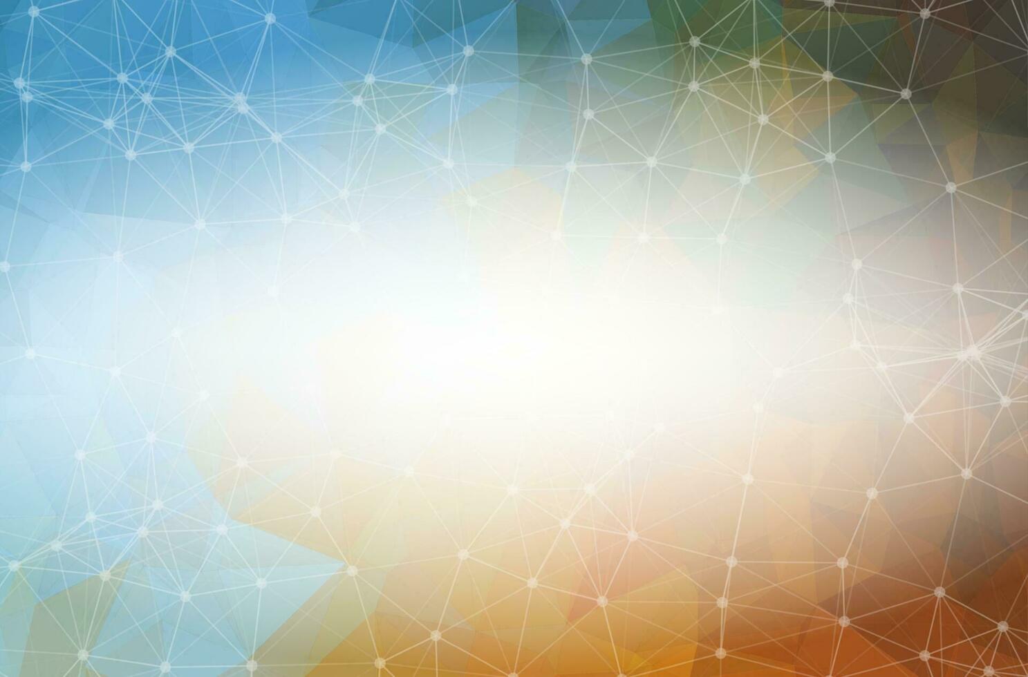 Geometric Brown Polygonal background molecule and communication. Connected lines with dots. Minimalism background. Concept of the science, chemistry, biology, medicine, technology. vector