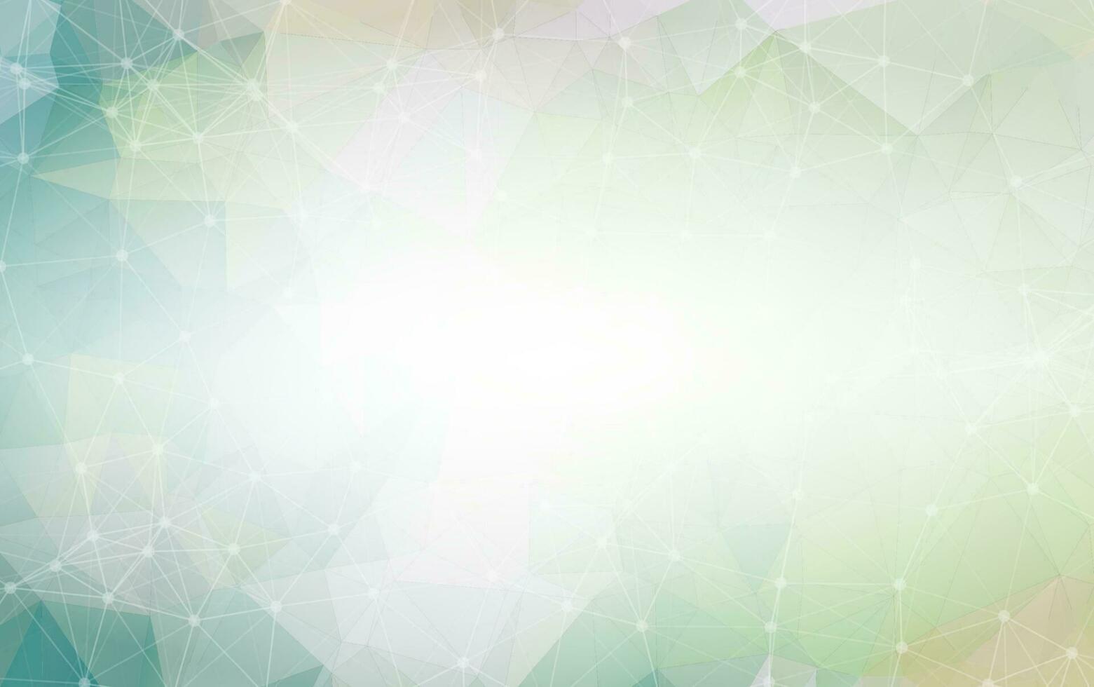 Abstract Colorful Polygonal Space Background with Connecting Dots and Lines.  Connection structure and science background. Futuristic HUD design. vector