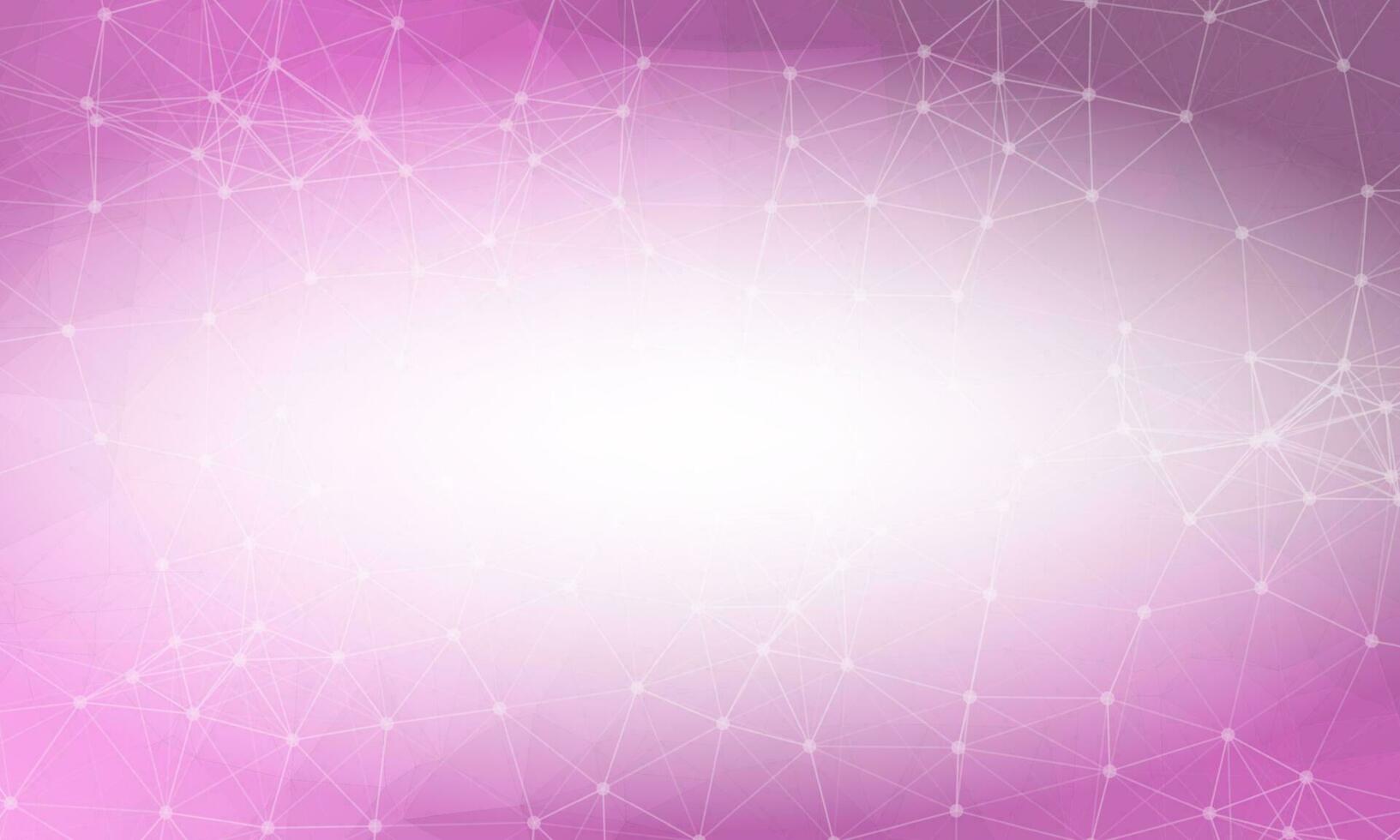 Pink low poly background. Polygonal design pattern. Bright mosaic modern geometric design, Creative Design Templates. Connected lines with dots. vector