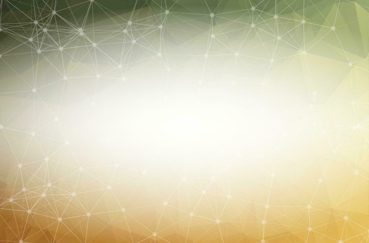 Abstract Dark Brown Polygonal Space Background with Connecting Dots and Lines.  Connection structure and science background. Futuristic HUD design. vector