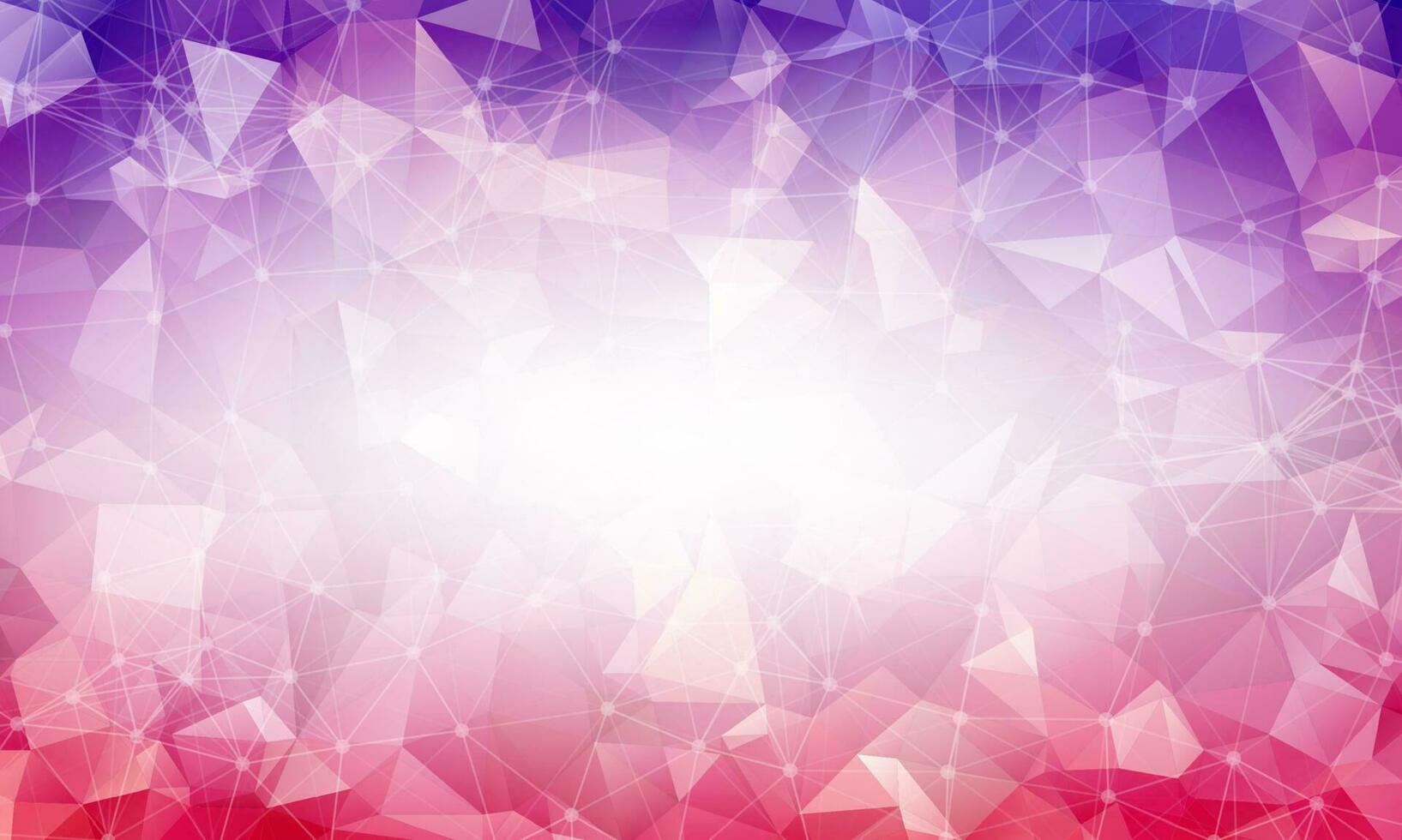 Red low poly background. Polygonal design pattern. Bright mosaic modern geometric design, Creative Design Templates. Connected lines with dots. vector