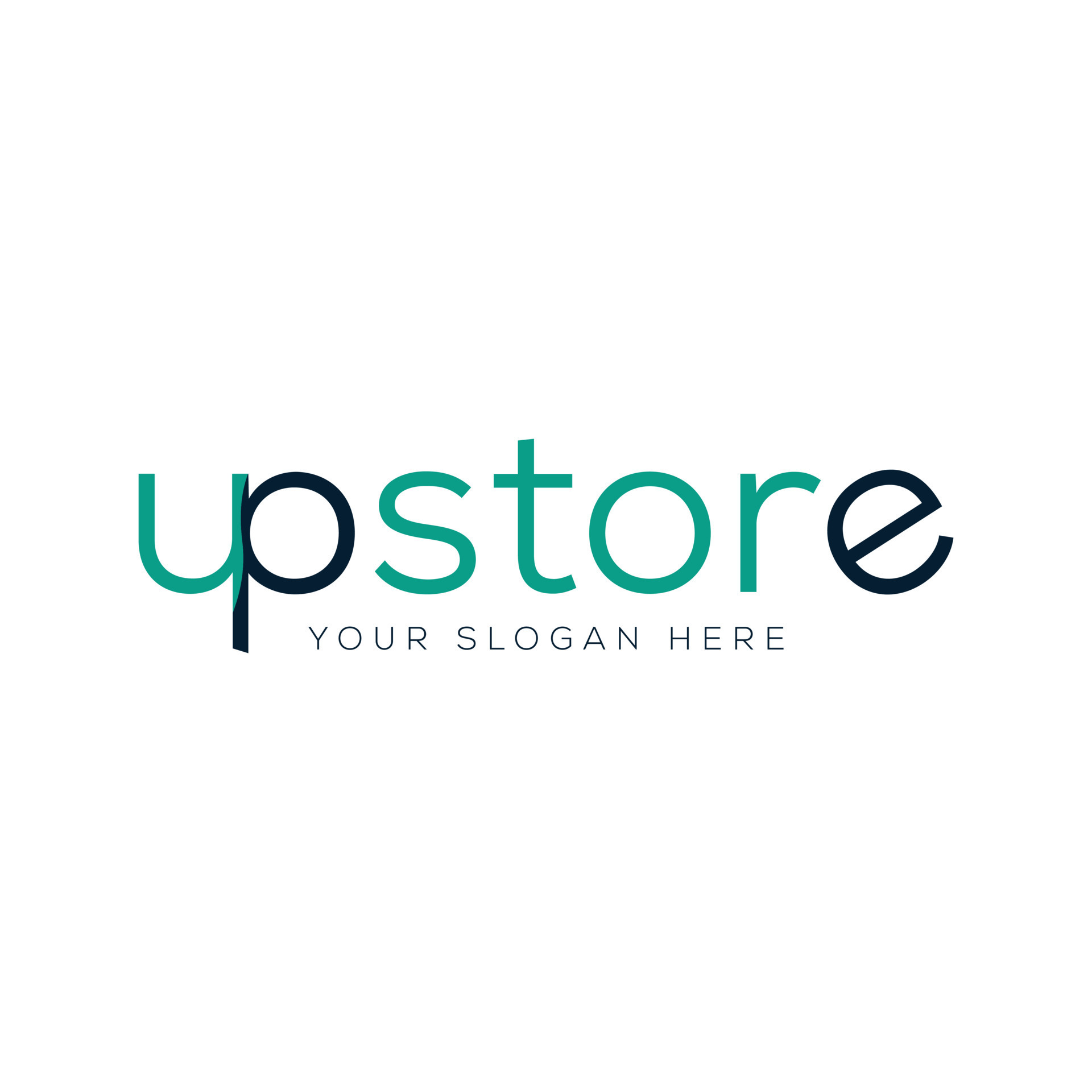 Upstore Online Shop Demo Logo Design Free Vector 7456026 Vector Art at Vecteezy