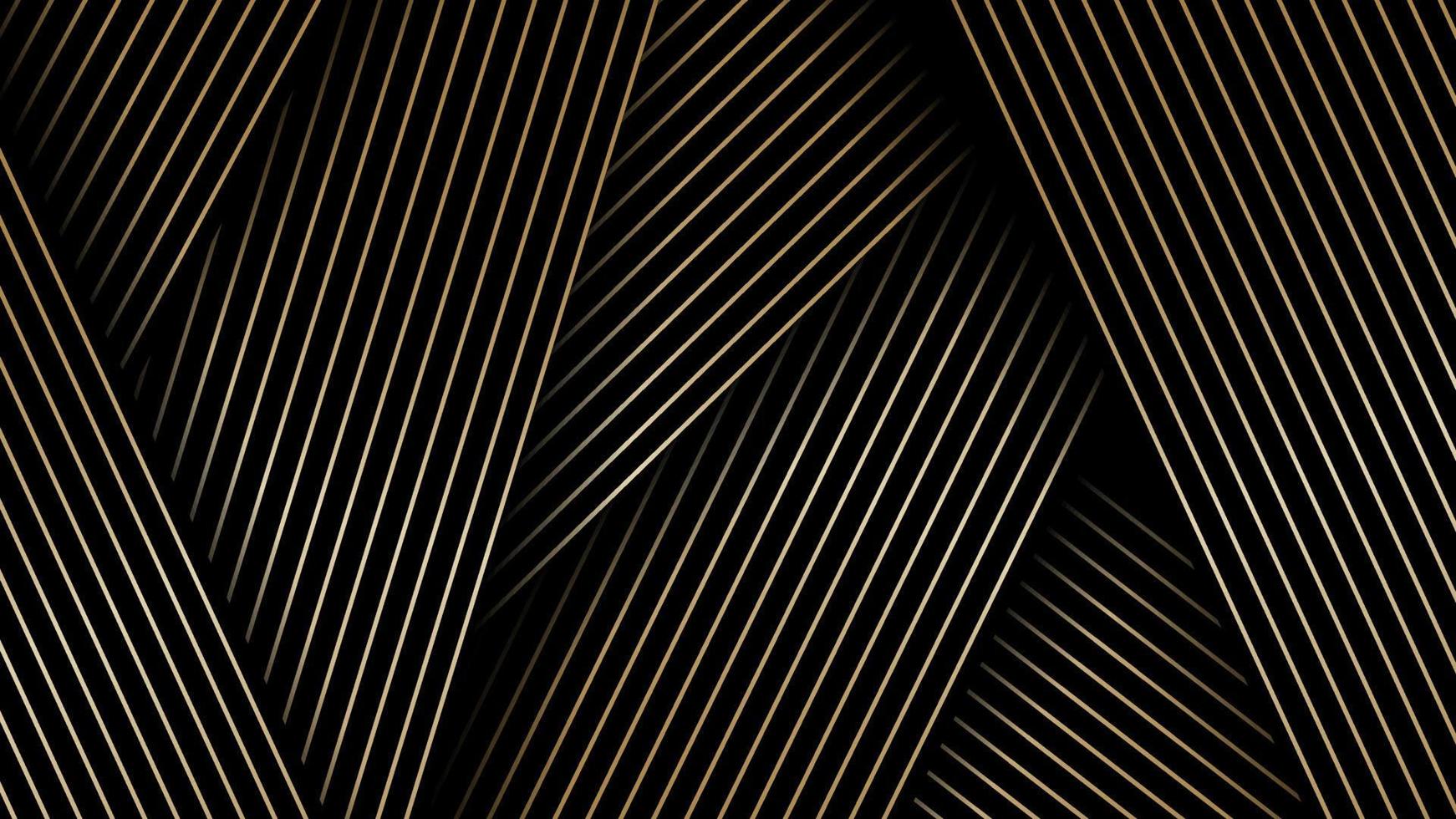 Abstract diagonal gold luxury line background vector