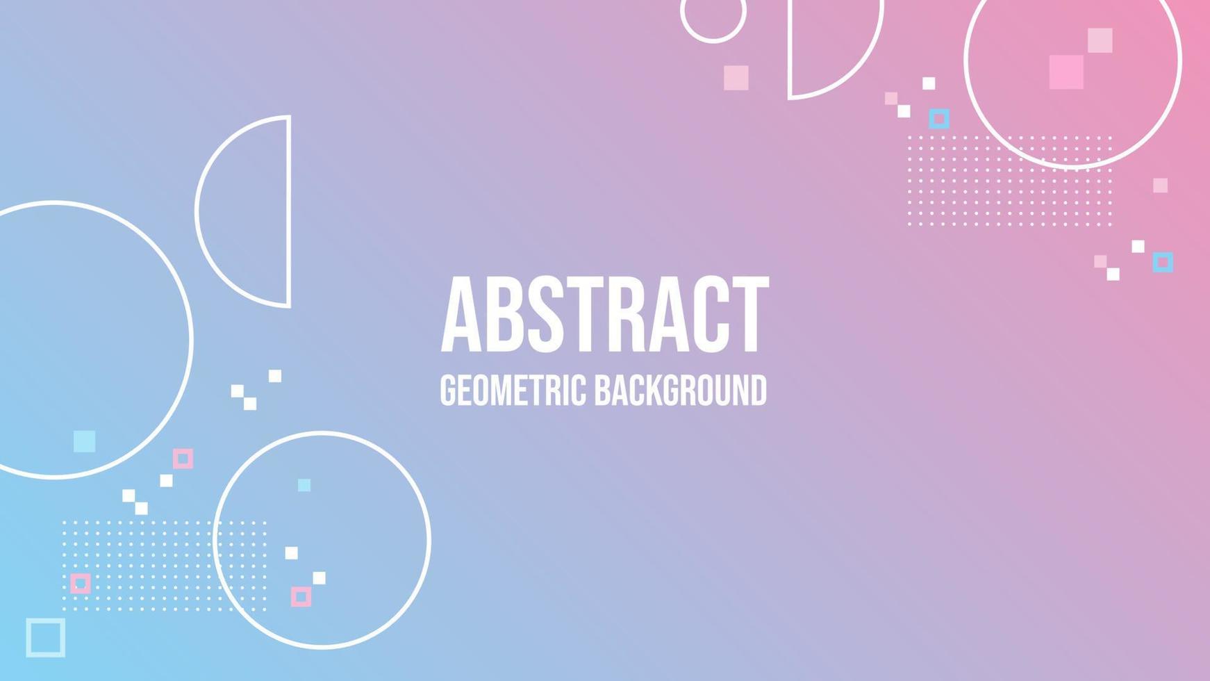 Modern abstract geometric with colorful background vector