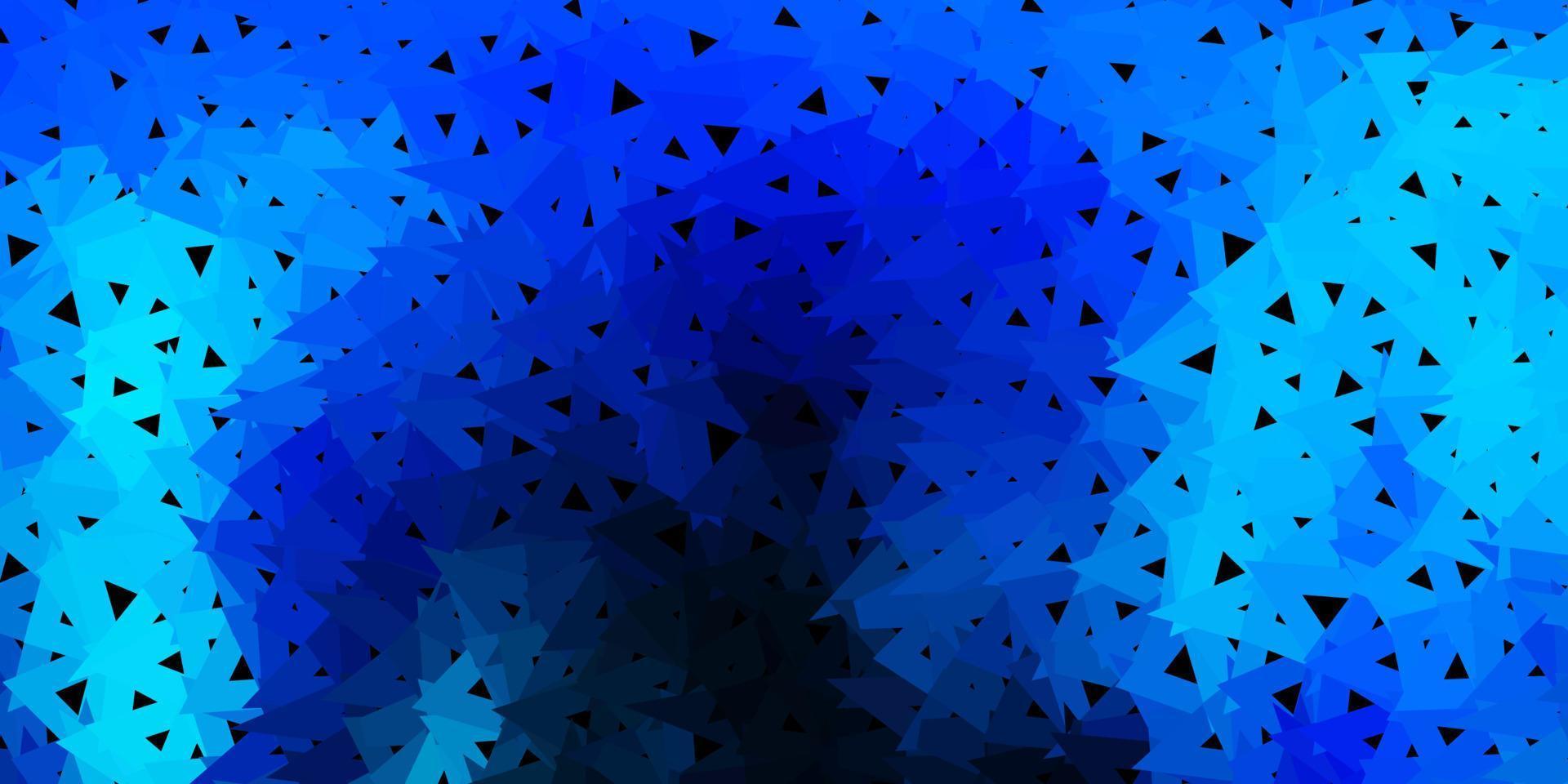 Dark blue, green vector poly triangle texture.