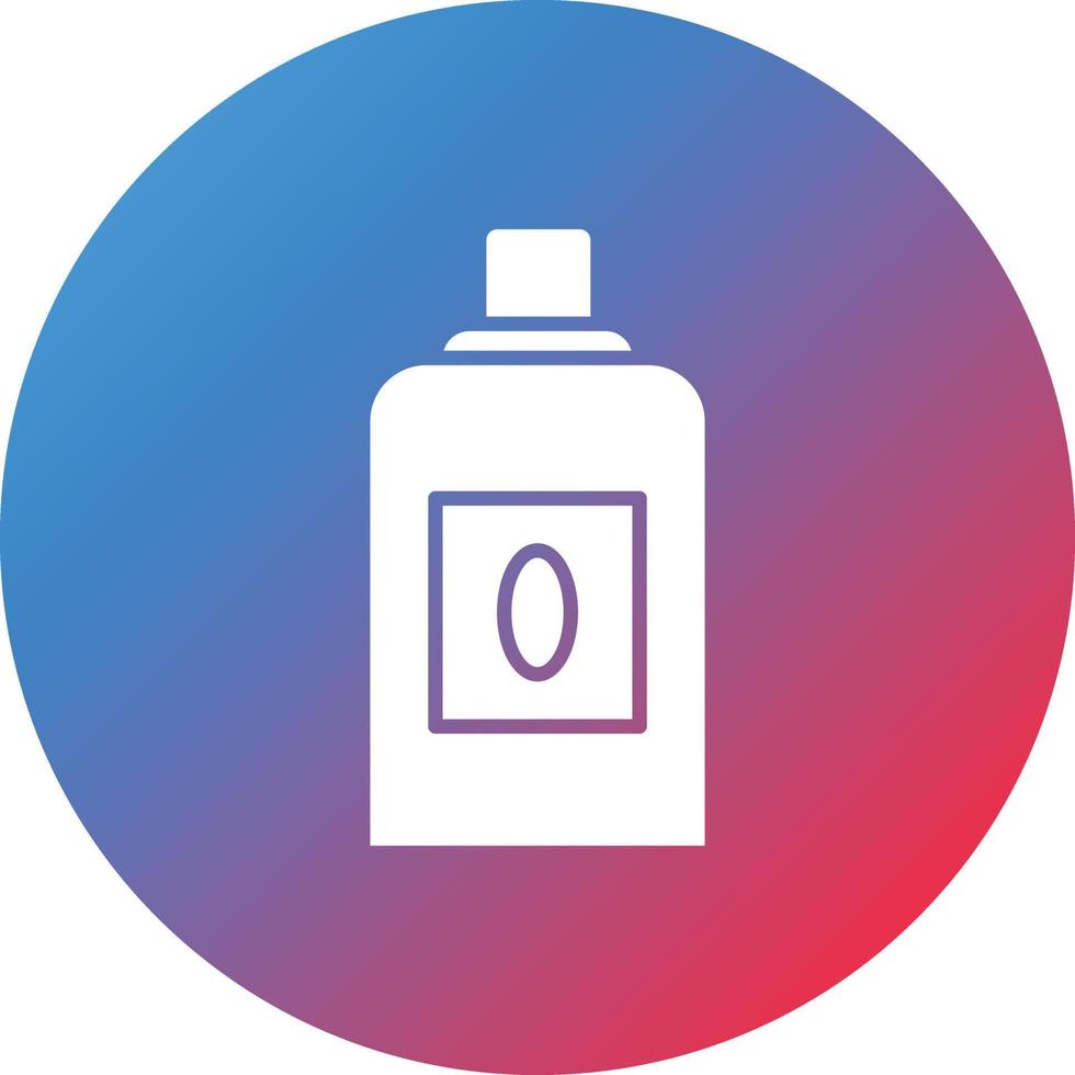Softener Glyph Circle Gradient Background Icon vector
