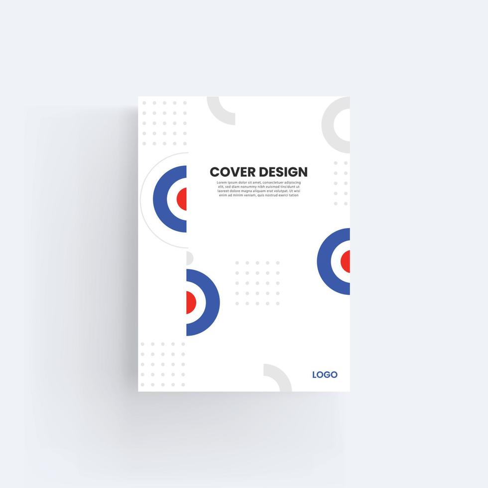 folleto y plantilla de diseño de portada de libro vector