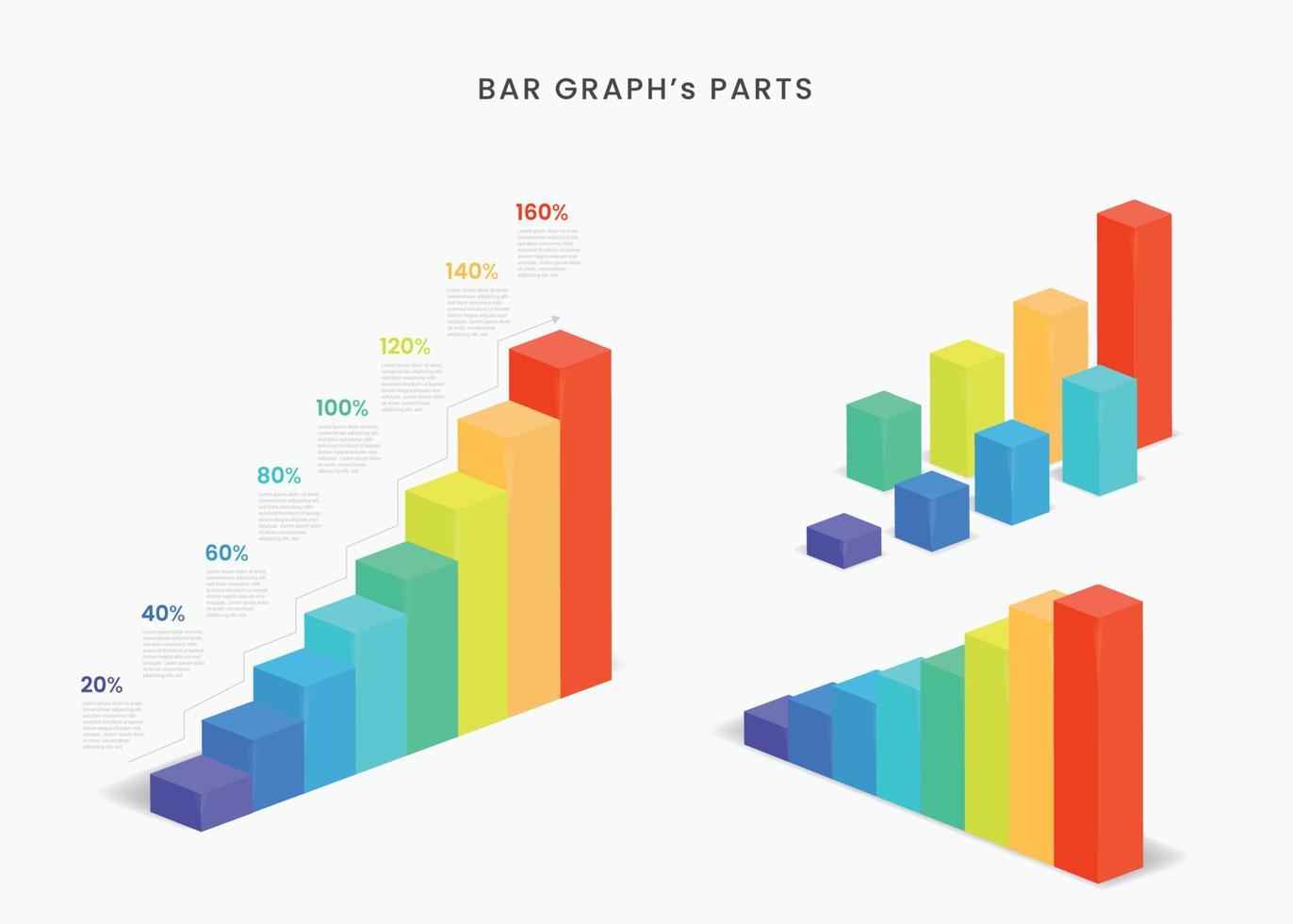 diseño de plantilla de infografía empresarial vector