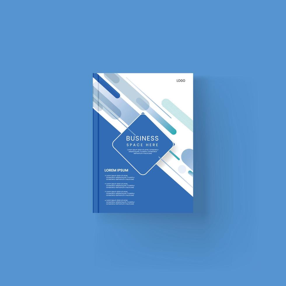 Brochure and book cover design template vector