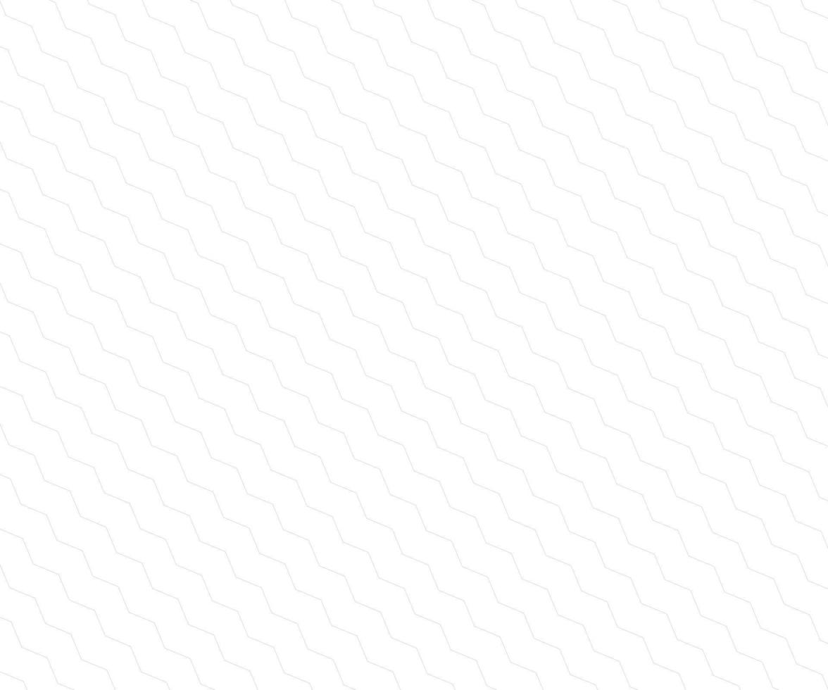 Wave, zigzag lines pattern. Black wavy line on white background. Texture vector - illustration