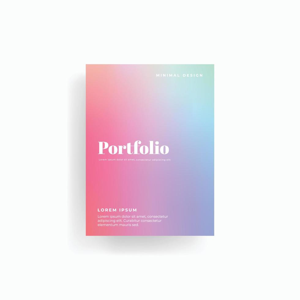 folleto y plantilla de diseño de portada de libro vector