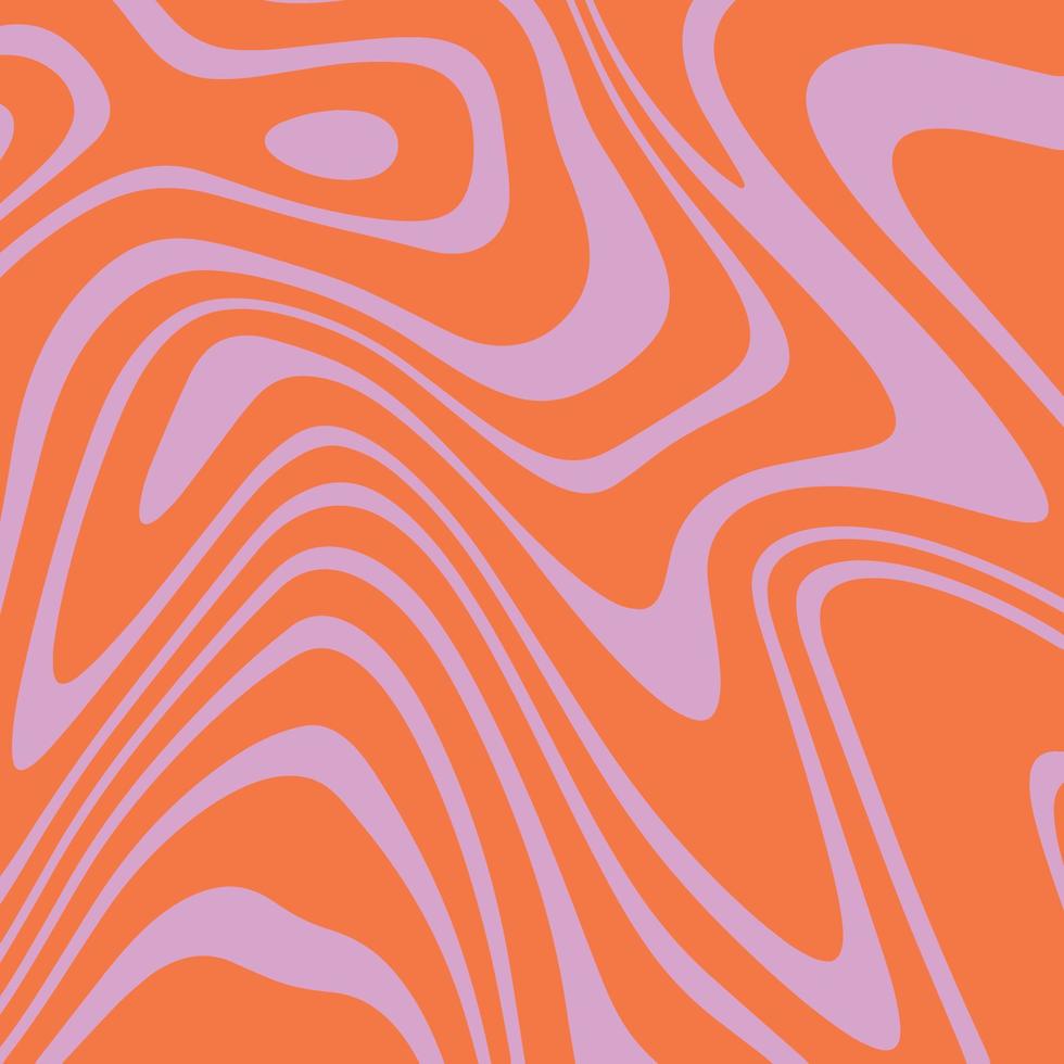 Abstract orange background. Groovy background vector