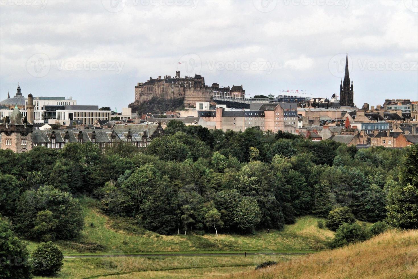 A view of Edinburgh in Scotland photo