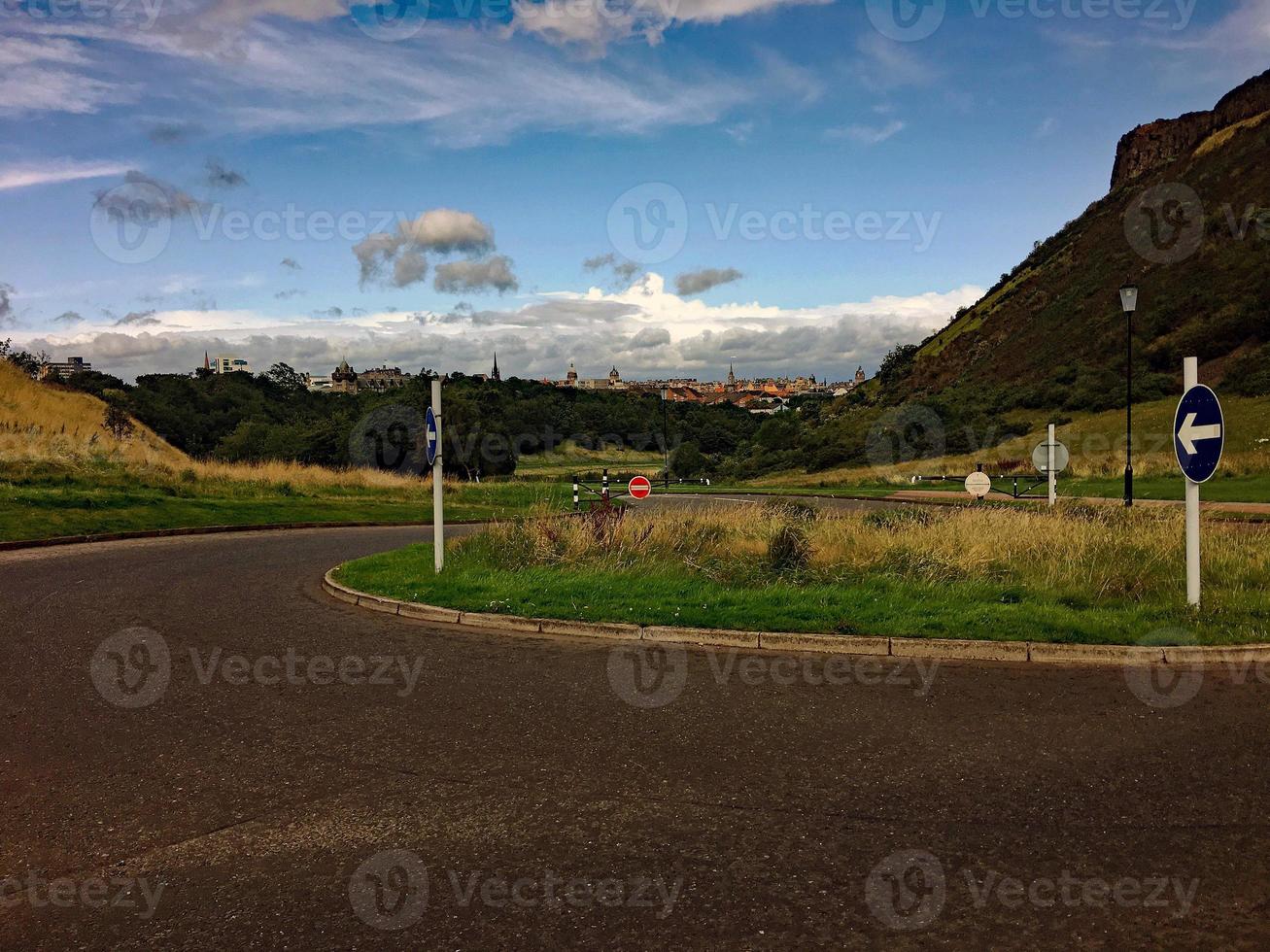 A view of Edinburgh in Scotland photo