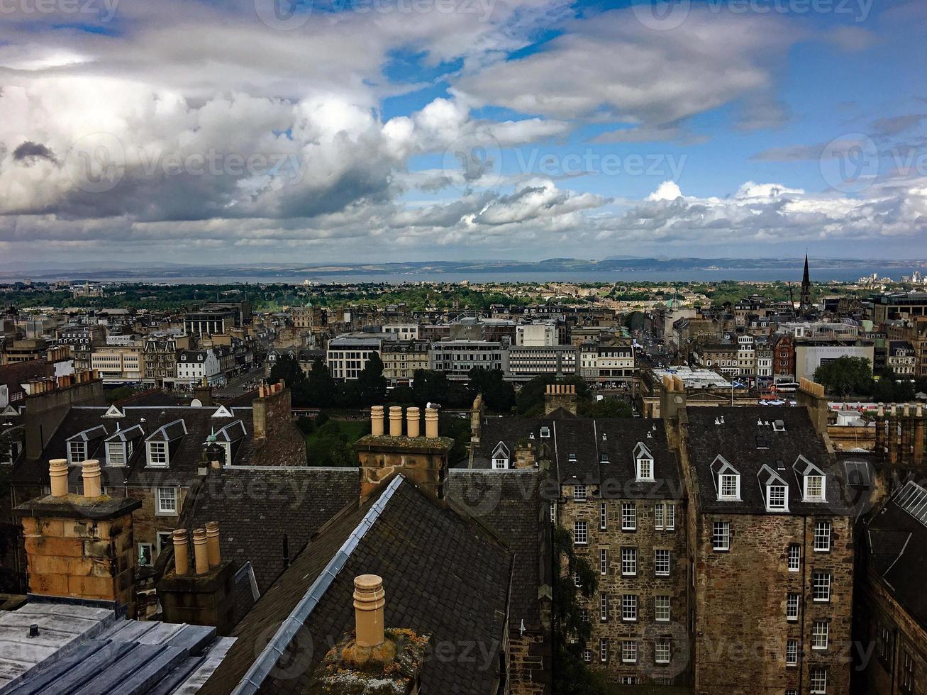 A view of Edinburgh in Scotland photo