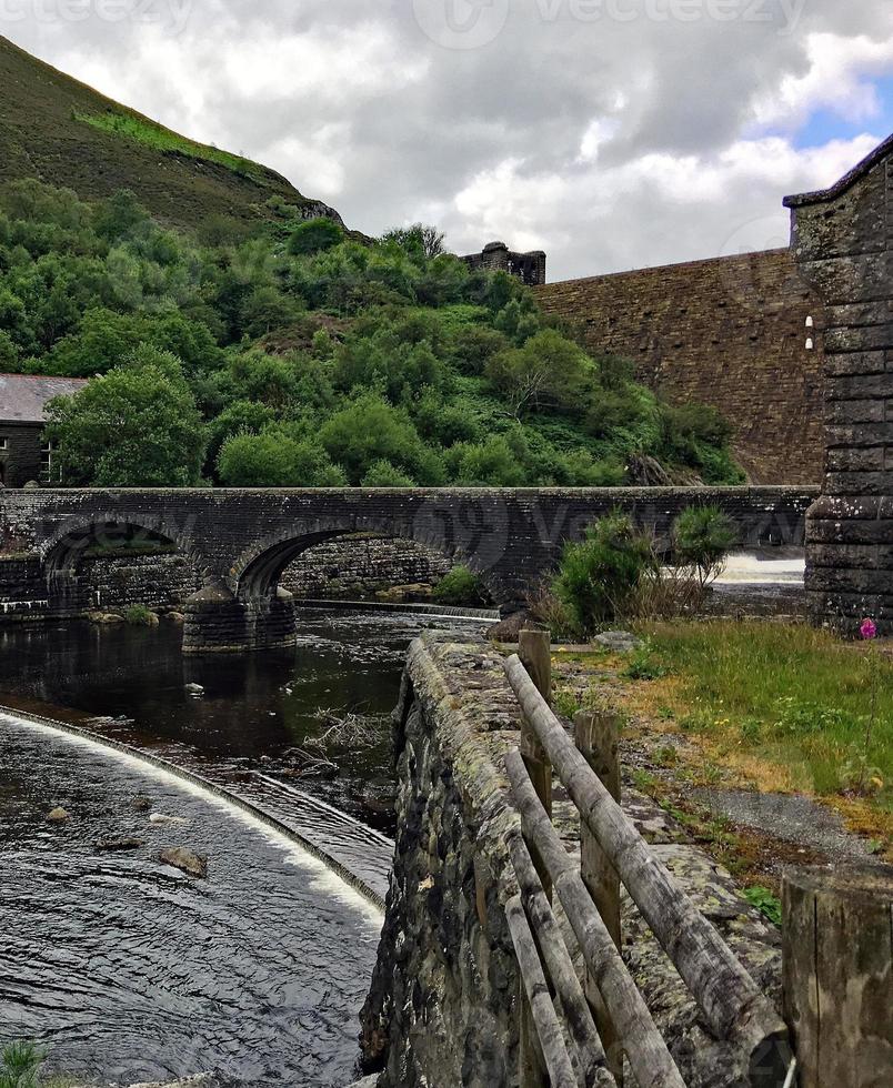 A view of the Dam at Elan Valley photo