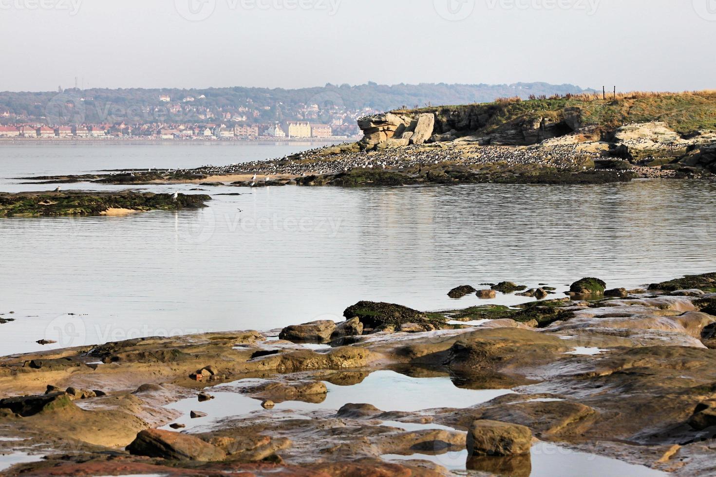 A view of Hilbre Island on the Wirral photo