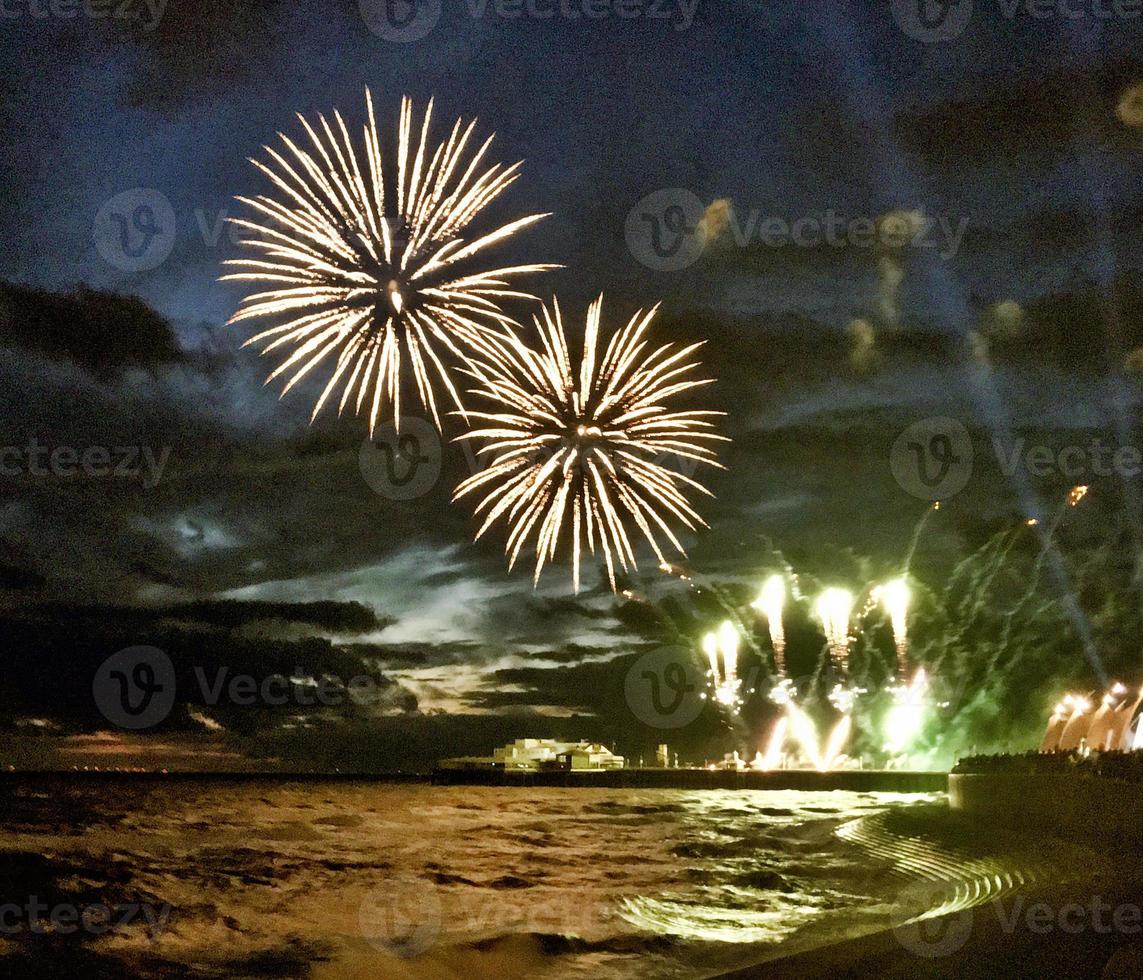 A view of a Firework display photo