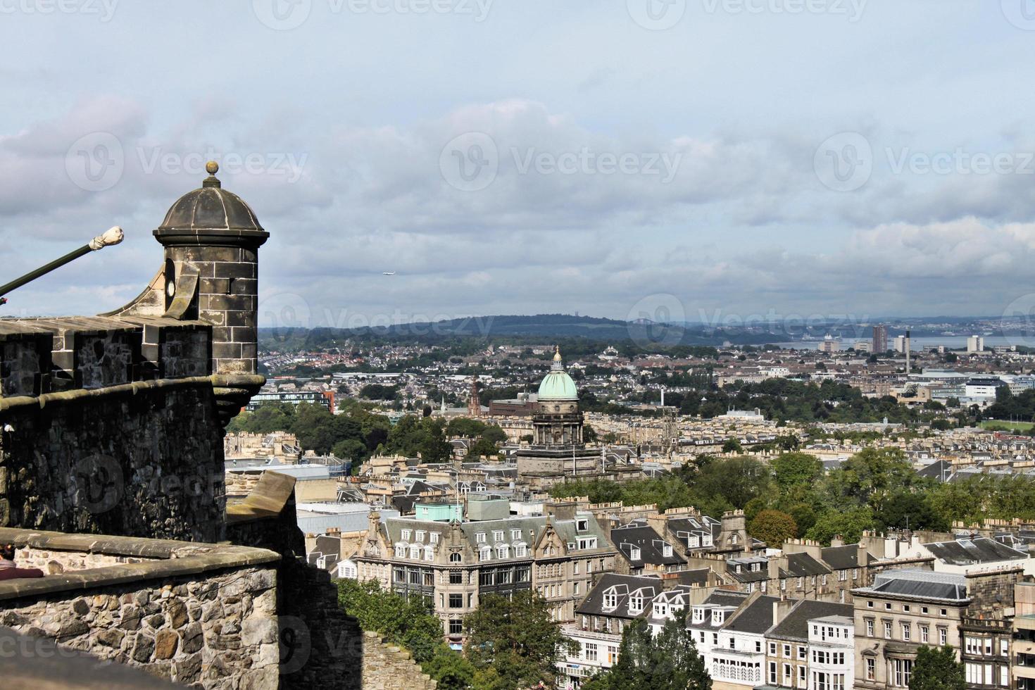 A view of Edinburgh in Scotland photo
