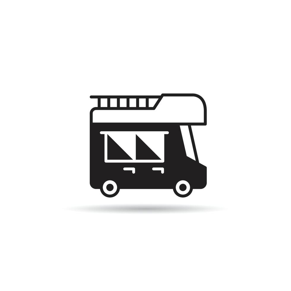 recreational vehicle icon vector