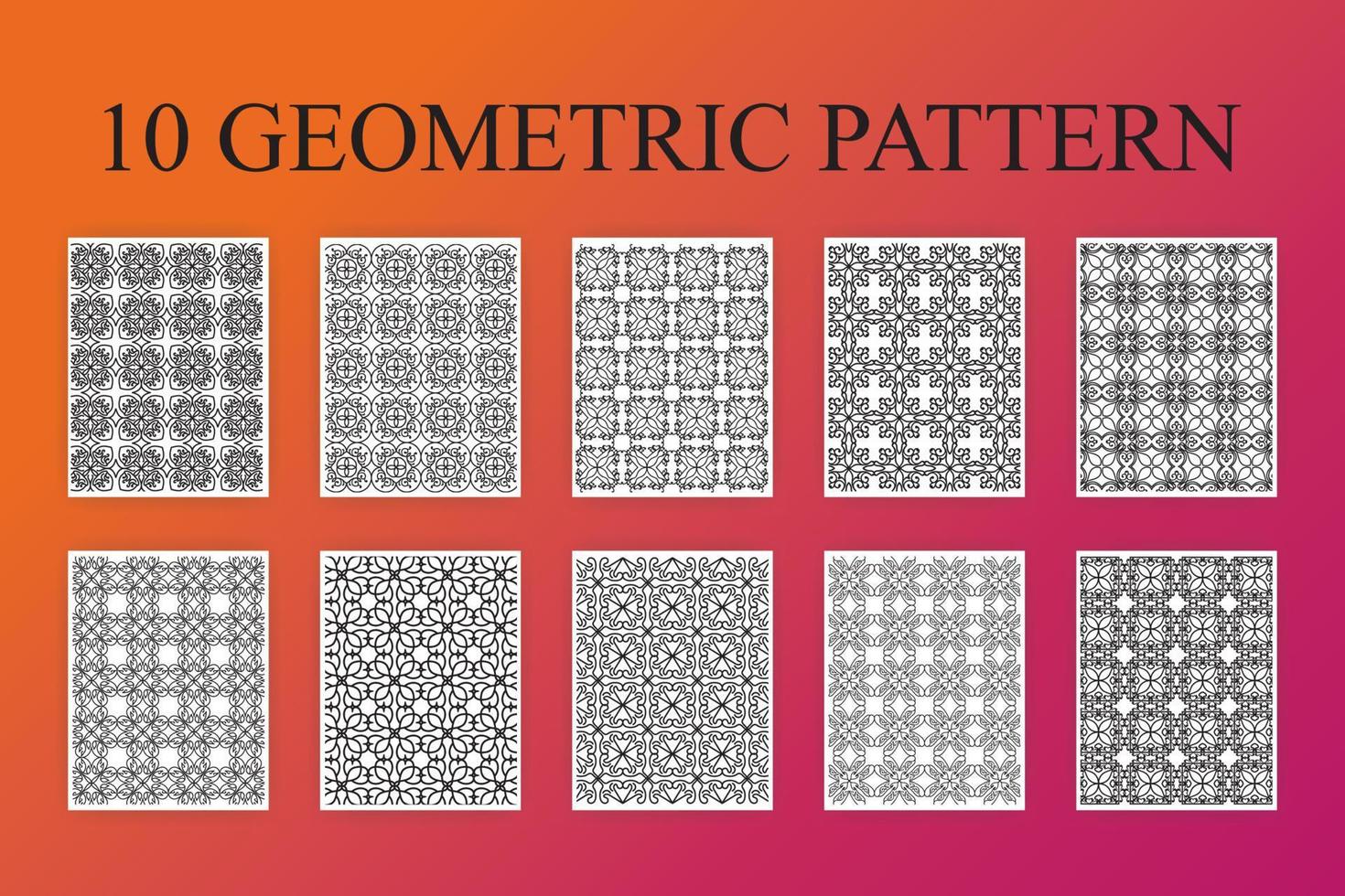 Geometric Coloring pattern background vector