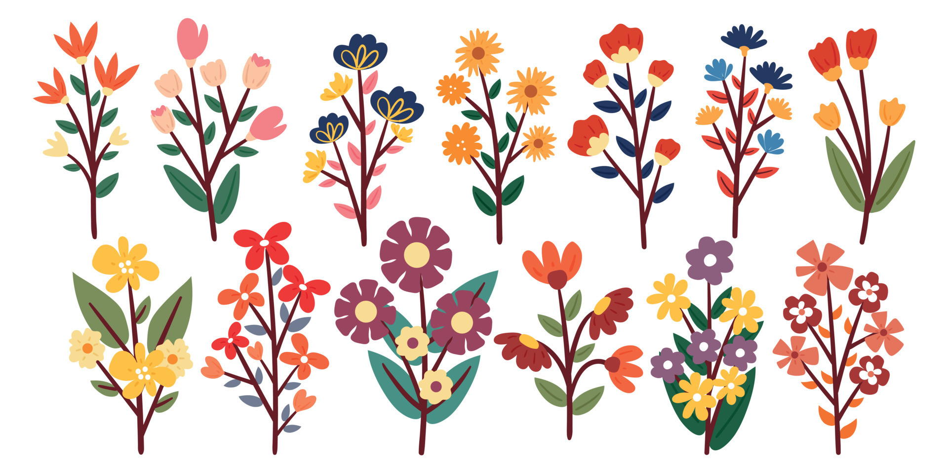 Botanical sticker Vectors & Illustrations for Free Download