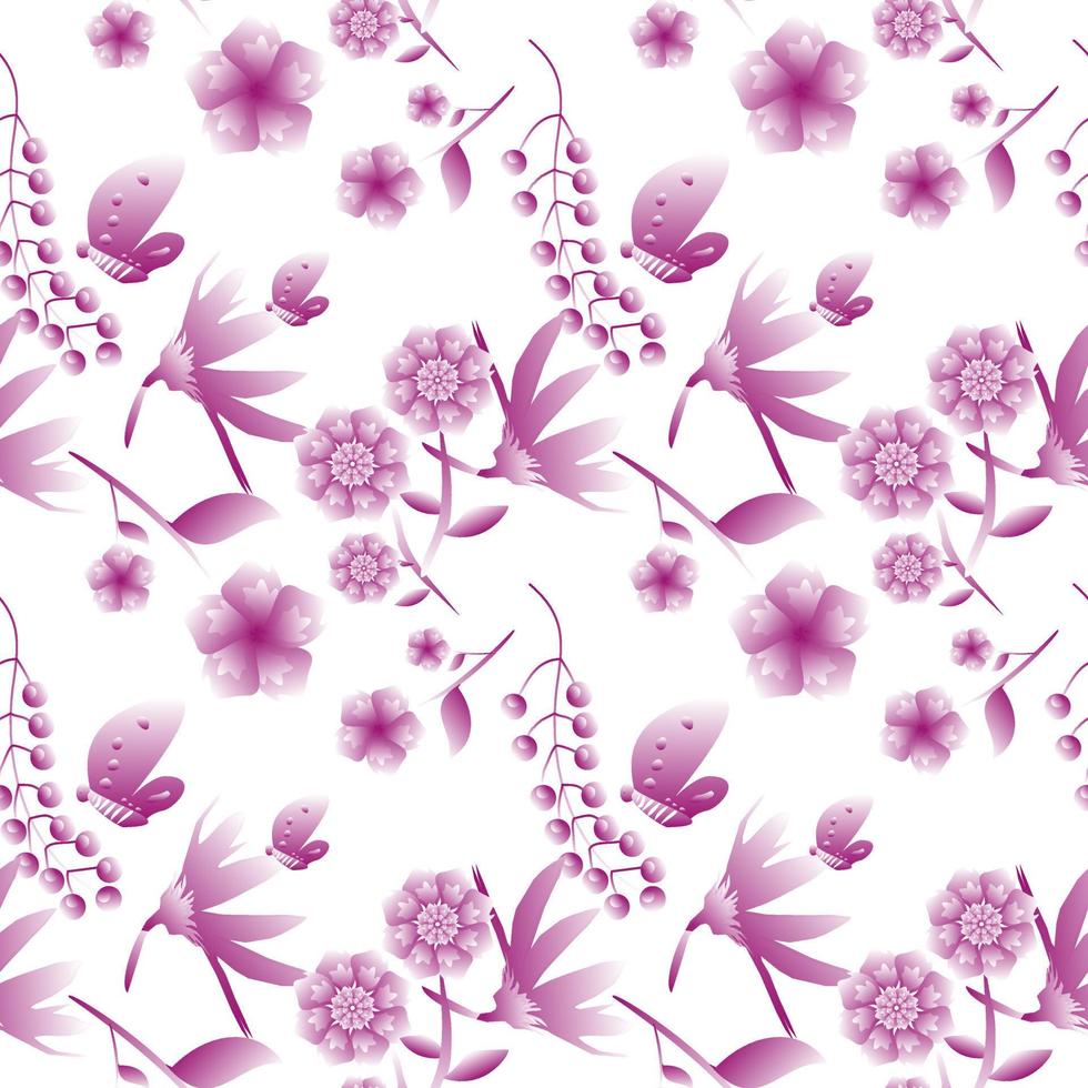 Seamless Pattern With Floral Motifs able to print for cloths, tablecloths, blanket, shirts, dresses, posters, papers. vector