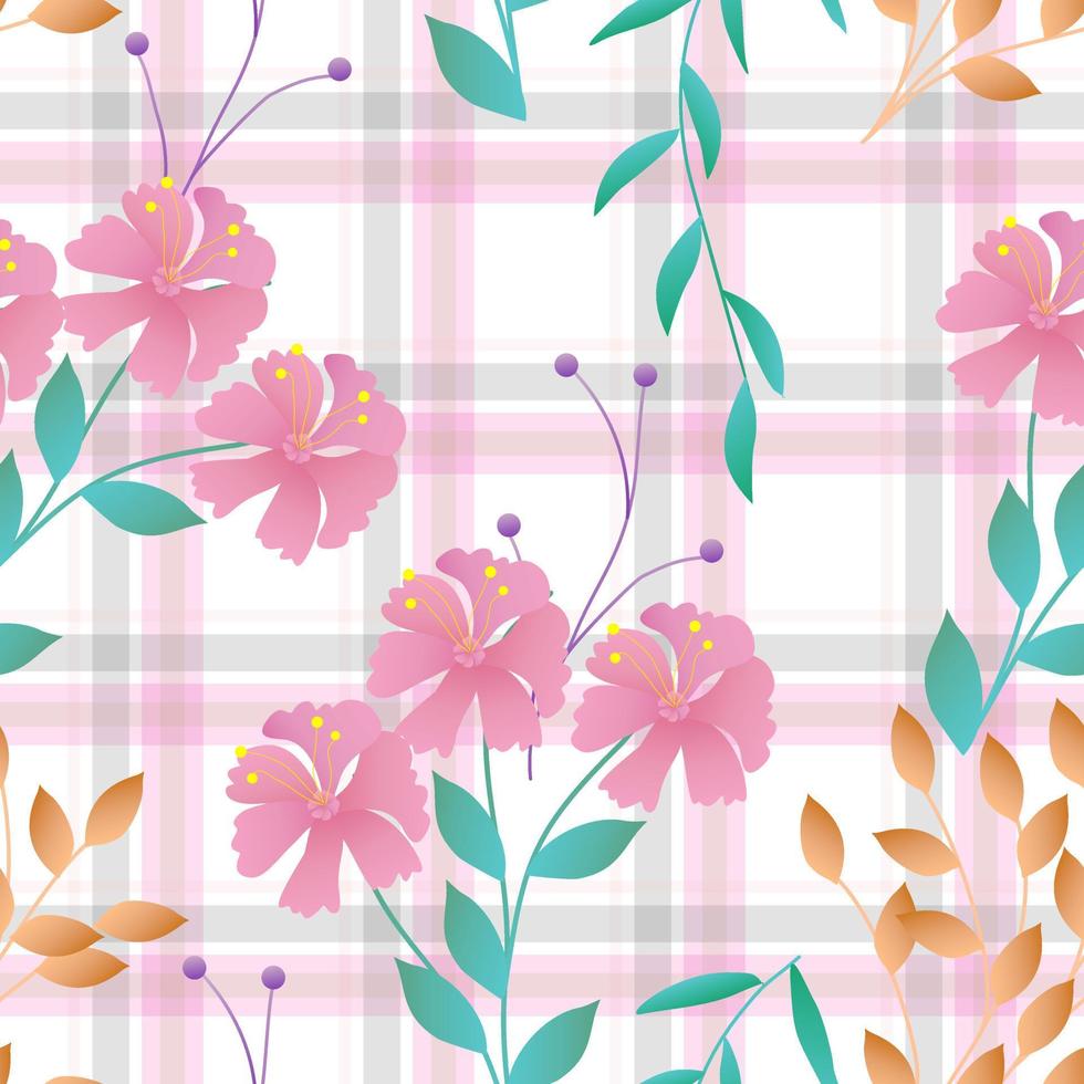 Seamless Pattern With Floral Motifs able to print for cloths, tablecloths, blanket, shirts, dresses, posters, papers. vector