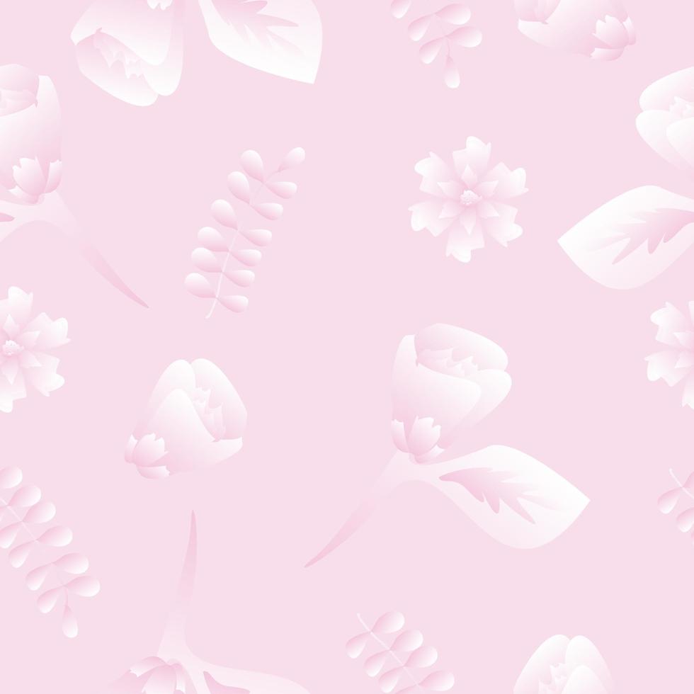 Seamless Pattern With Floral Motifs able to print for cloths, tablecloths, blanket, shirts, dresses, posters, papers. vector
