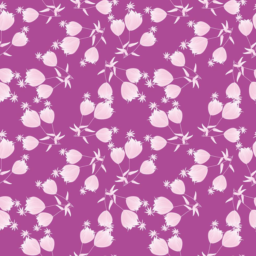 Seamless Pattern With Floral Motifs able to print for cloths, tablecloths, blanket, shirts, dresses, posters, papers. vector