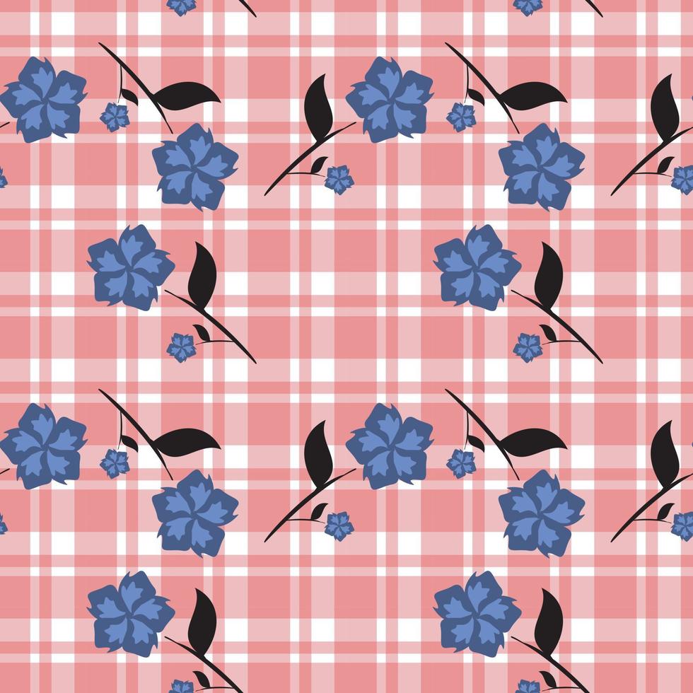 Seamless gingham Pattern. Vector illustrations. Texture from squares or rhombus for - tablecloths, blanket, plaid, cloths, shirts, textiles, dresses, paper, posters.
