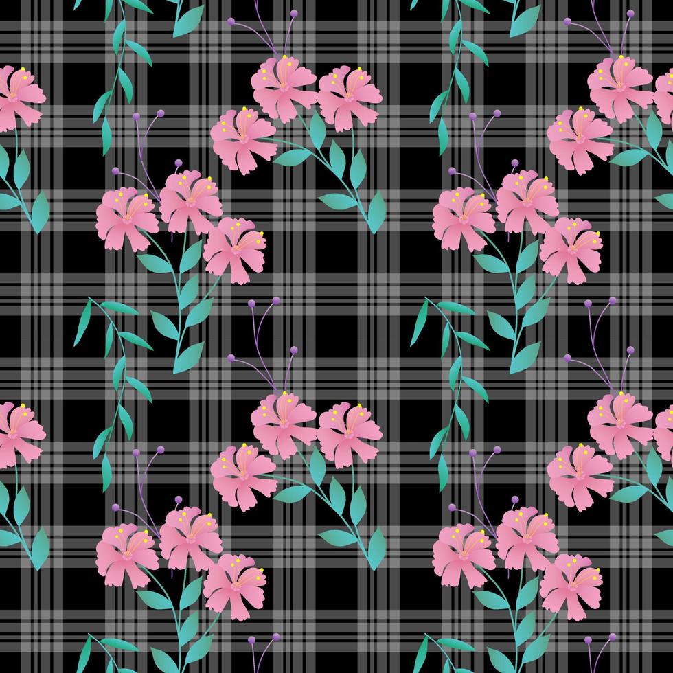Seamless Pattern With Floral Motifs able to print for cloths, tablecloths, blanket, shirts, dresses, posters, papers. vector