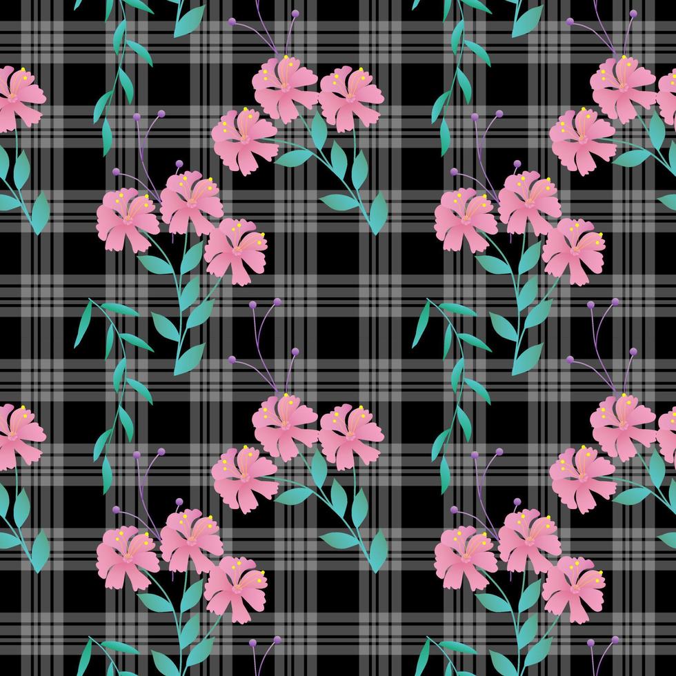 Seamless Pattern With Floral Motifs able to print for cloths, tablecloths, blanket, shirts, dresses, posters, papers. vector