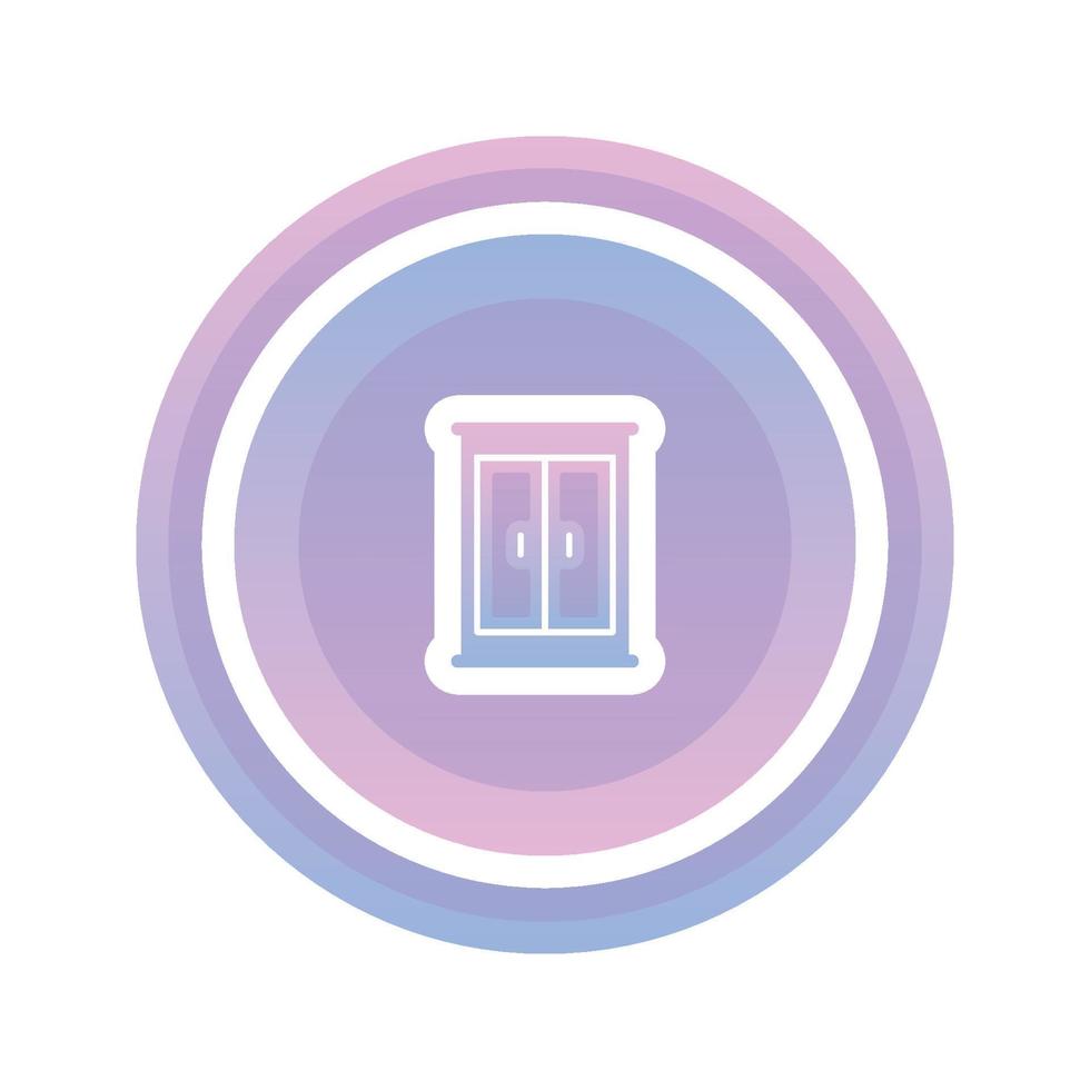 coin cupboard gradient logo design modern template icon vector