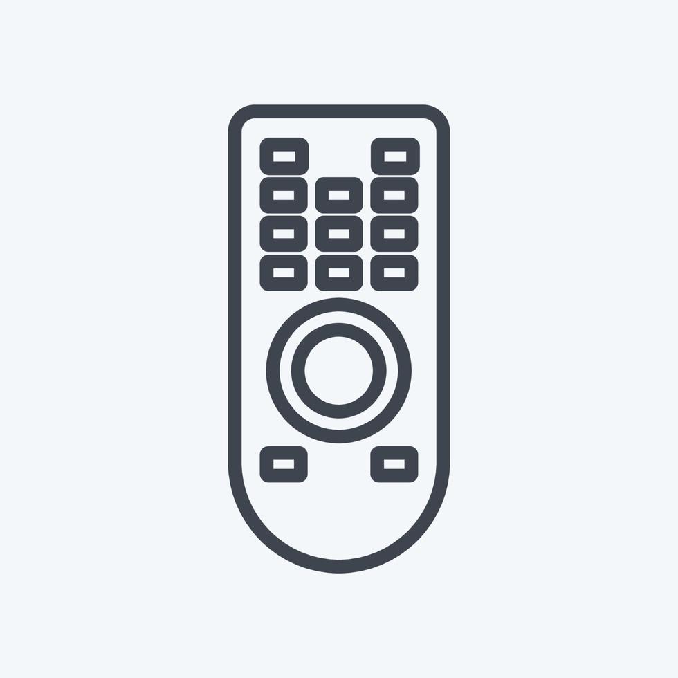 Icon Remote. suitable for Home symbol. line style. simple design editable. design template vector. simple symbol illustration vector