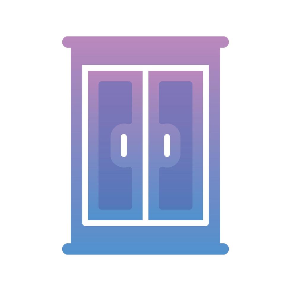 cupboard gradient logo design modern template icon vector