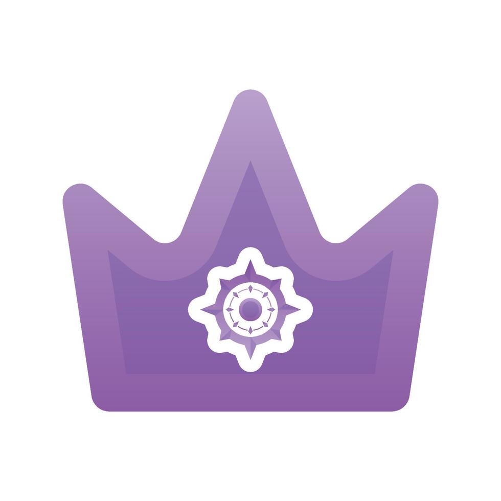 compass crown gradient logo design template icon vector