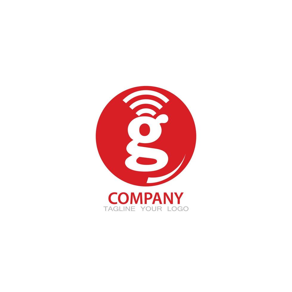 letter G company logo illustration graphic vector