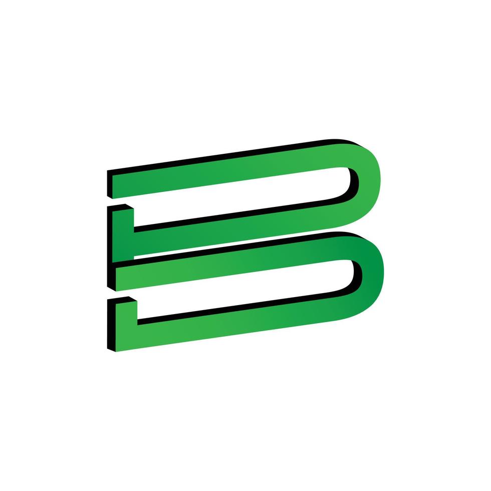 letter B company logo illustration graphic vector