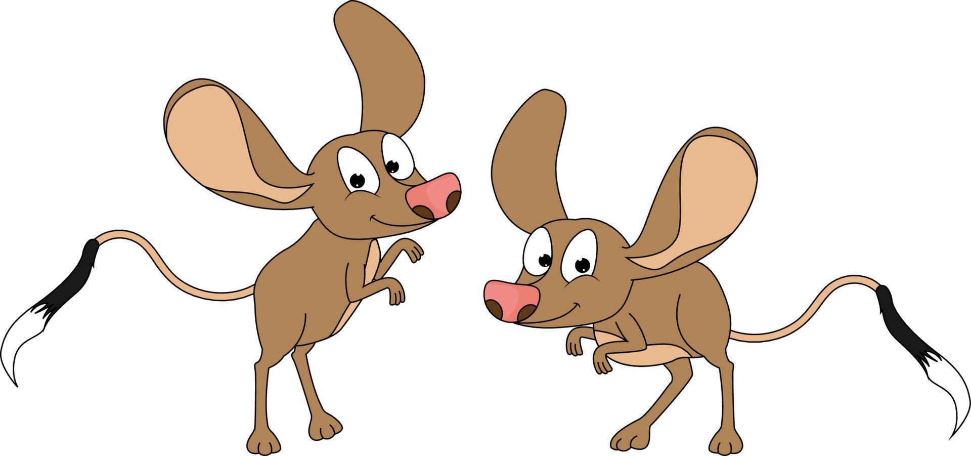 cute jerbba animal cartoon graphic vector