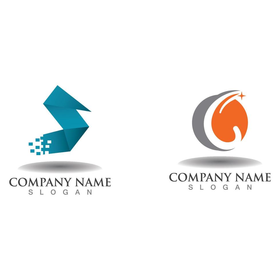 Logistic Logo for express business and delivery company template vector