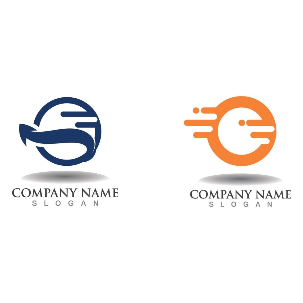 Logistic Logo for express business and delivery company template vector