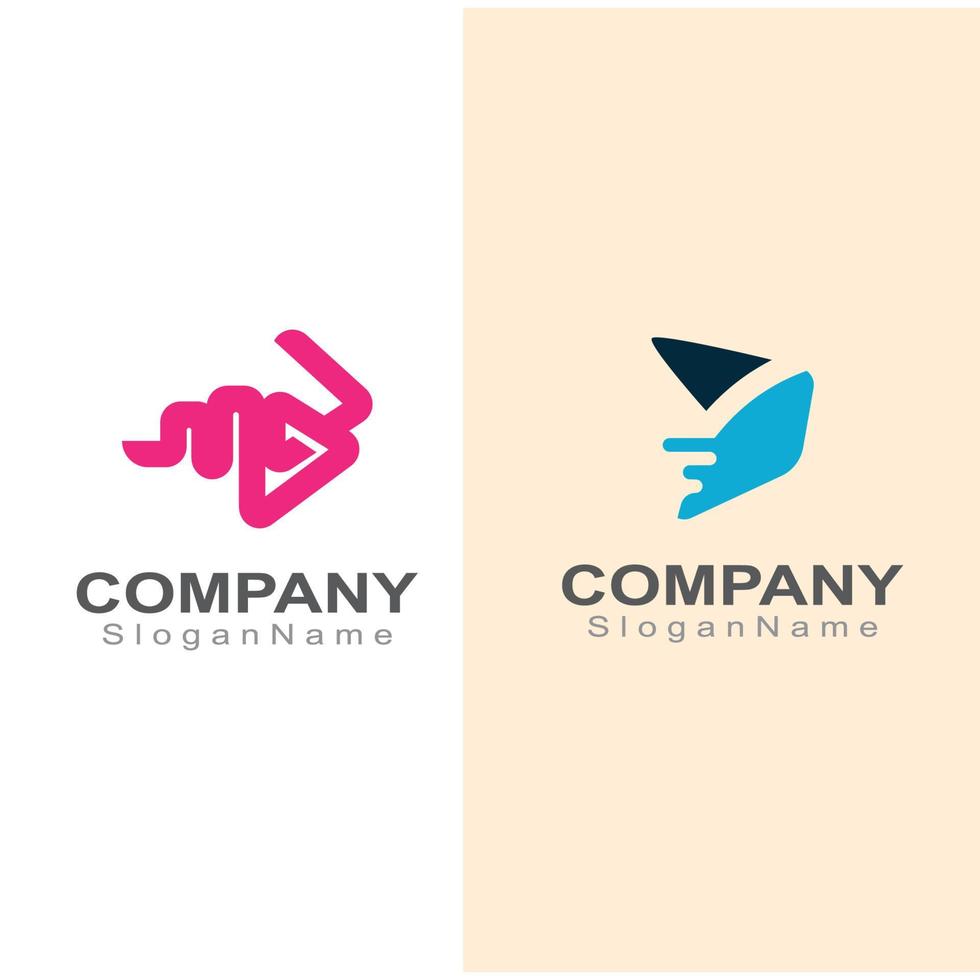 Logistic express Logo for business and delivery company design vector