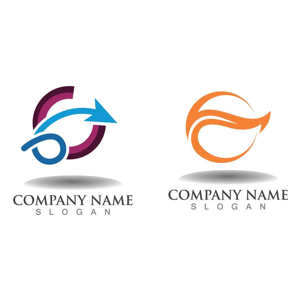 Logistic Logo for express business and delivery company template vector