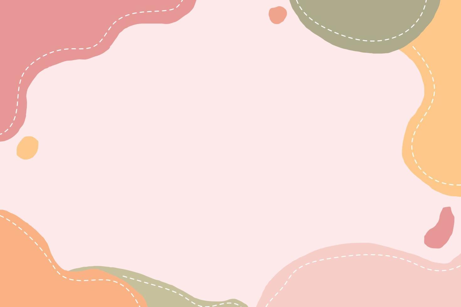 Pastel abstract background green, yellow, pink colors, vector illustration.