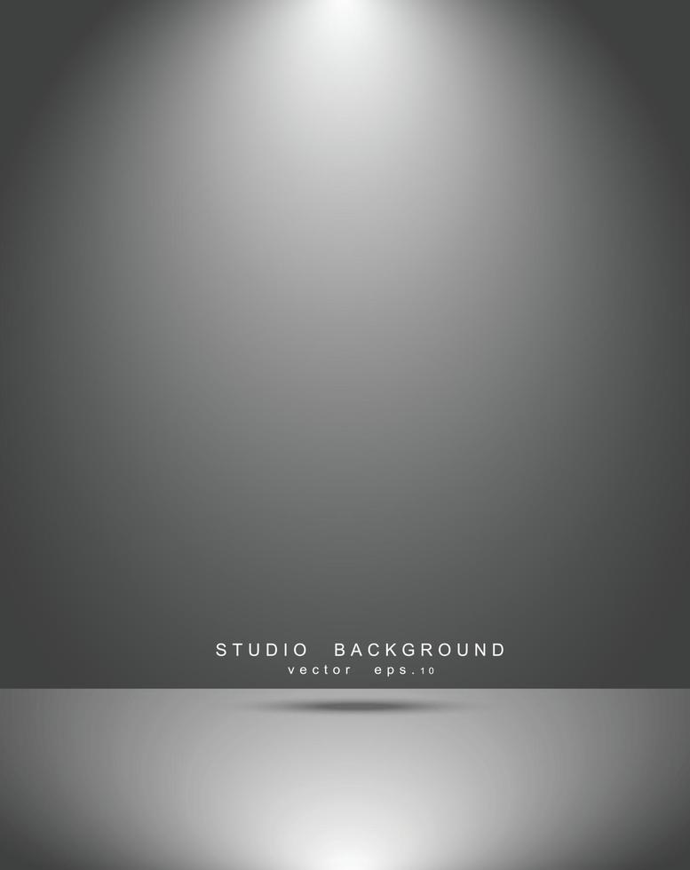 Studio room background vector