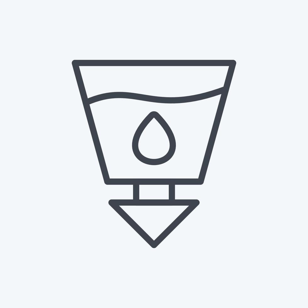 Icon Sanitation. suitable for Community symbol. line style. simple design editable. design template vector. simple symbol illustration vector