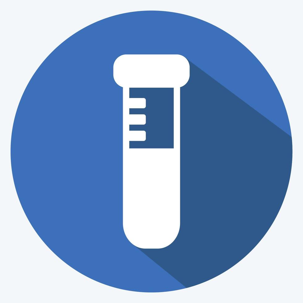 Icon Research. suitable for Education symbol. long shadow style. simple design editable. design template vector. simple symbol illustration vector