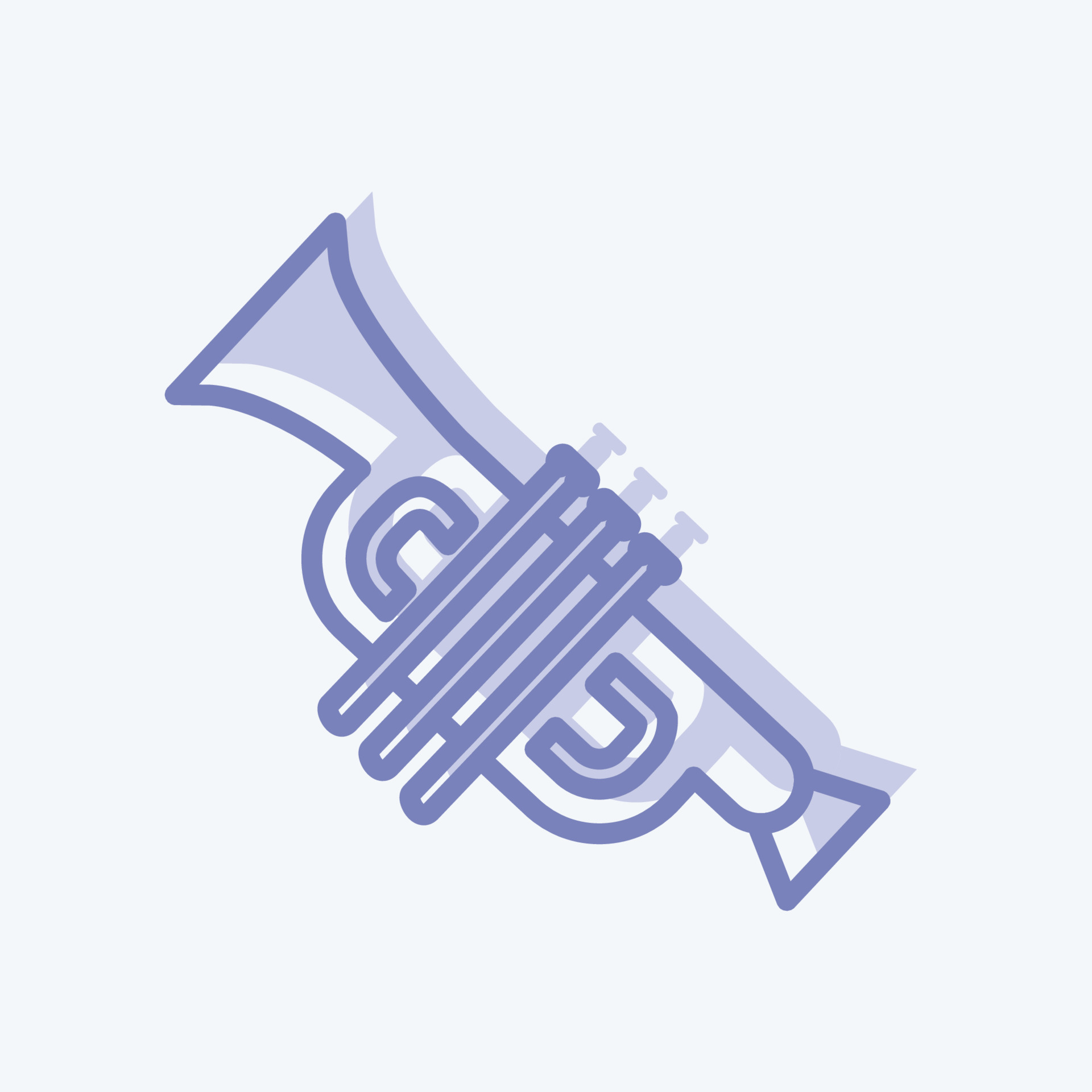 Diseño PNG Y SVG De Icono De Juguete De Trompeta Para Camisetas