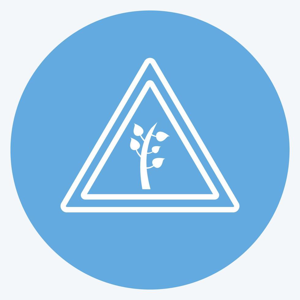 Icon Environment. suitable for Community symbol. blue eyes style. simple design editable. design template vector. simple symbol illustration vector